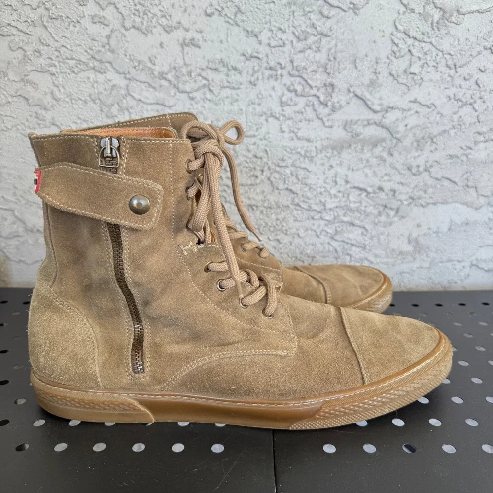 Hunter Suede Ankle Boots Mens 11 Beige Sout 1015 Outdoor Classic Original‎